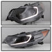 Spyder Auto 9042218 Light Bar DRL Projector Headlights; Black; - Truck Part Superstore