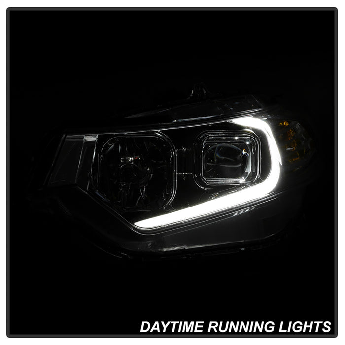 Spyder Auto 9042225 Light Bar DRL Projector Headlights; Chrome; - Truck Part Superstore