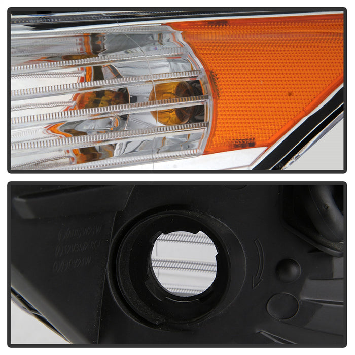 Spyder Auto 9042225 Light Bar DRL Projector Headlights; Chrome; - Truck Part Superstore