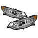 Spyder Auto 9042225 Light Bar DRL Projector Headlights; Chrome; - Truck Part Superstore