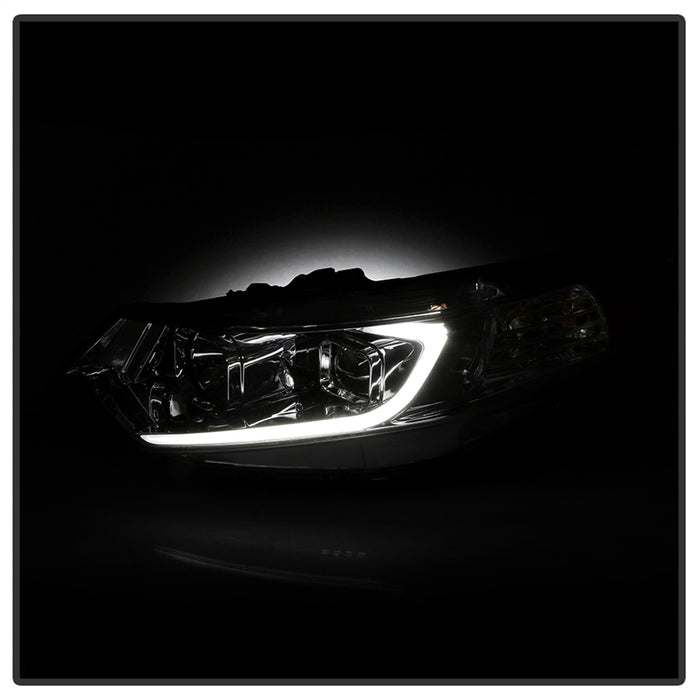 Spyder Auto 9042225 Light Bar DRL Projector Headlights; Chrome; - Truck Part Superstore
