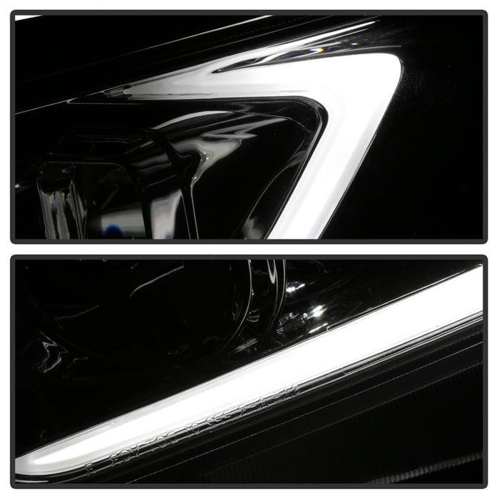 Spyder Auto 9042225 Light Bar DRL Projector Headlights; Chrome; - Truck Part Superstore