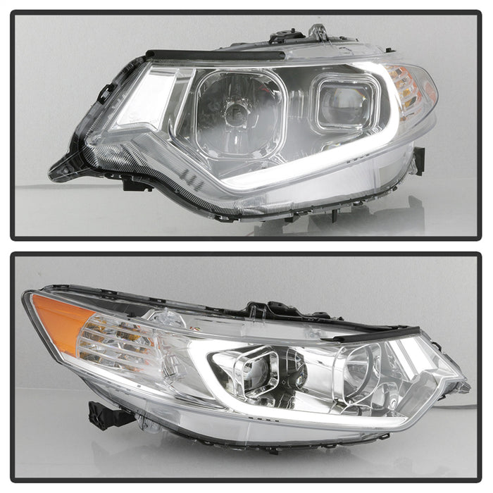 Spyder Auto 9042225 Light Bar DRL Projector Headlights; Chrome; - Truck Part Superstore