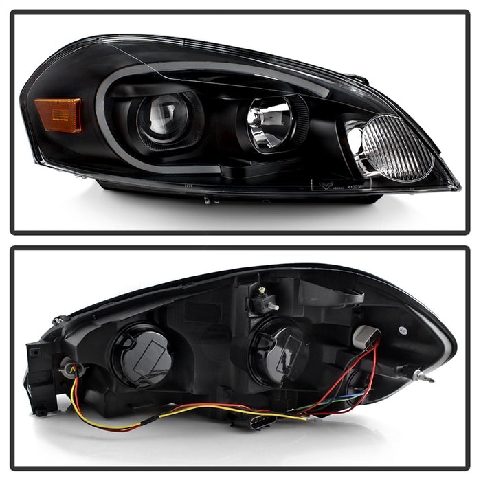 Spyder Auto 9042232 LED Light Bar Headlights; Black; - Truck Part Superstore