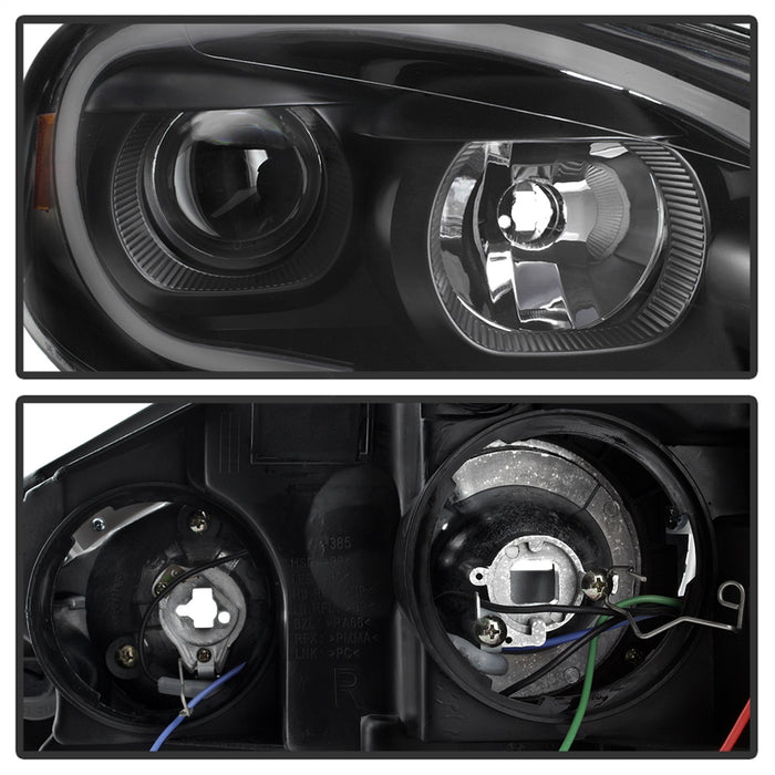 Spyder Auto 9042232 LED Light Bar Headlights; Black; - Truck Part Superstore