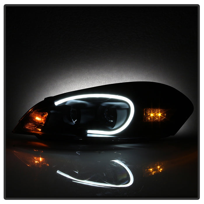 Spyder Auto 9042232 LED Light Bar Headlights; Black; - Truck Part Superstore