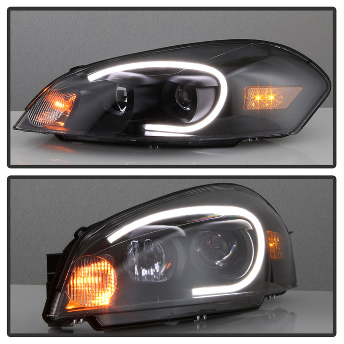 Spyder Auto 9042232 LED Light Bar Headlights; Black; - Truck Part Superstore