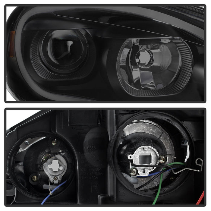 Spyder Auto 9042256 LED Light Bar Headlights; Black Smoke; - Truck Part Superstore