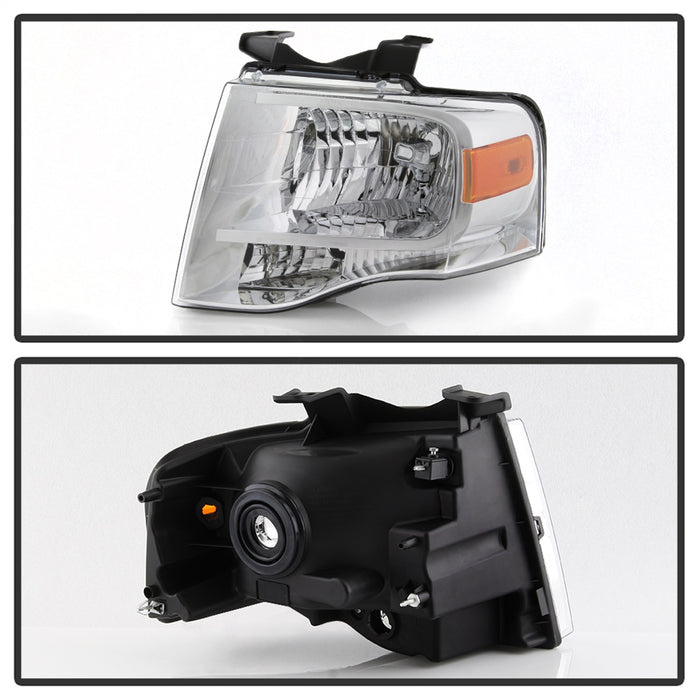 Spyder Auto 9042409 OEM Style Headlights; Chrome; - Truck Part Superstore