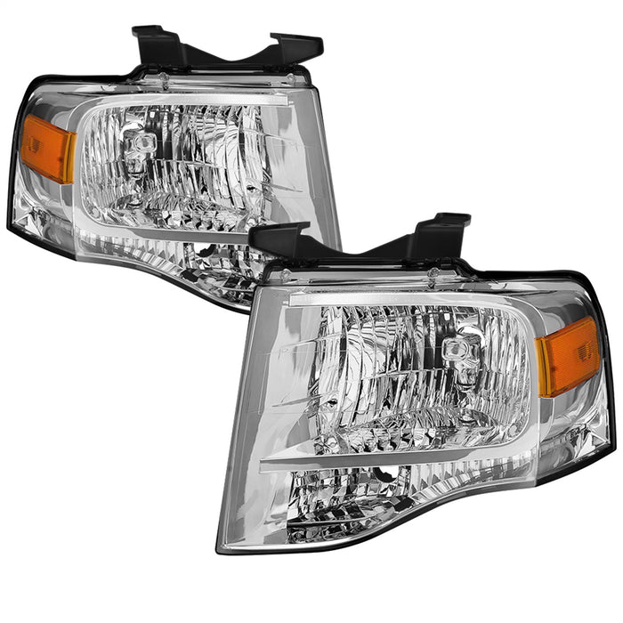 Spyder Auto 9042409 OEM Style Headlights; Chrome; - Truck Part Superstore