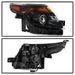 Spyder Auto 9042416 OEM Style Headlights; Halogen Models; Does Not Fit Factory HID Models; Black; - Truck Part Superstore