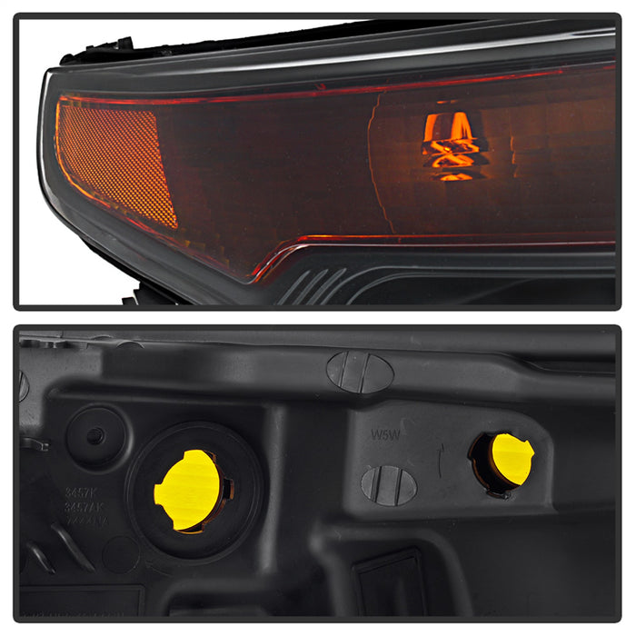 Spyder Auto 9042416 OEM Style Headlights; Halogen Models; Does Not Fit Factory HID Models; Black; - Truck Part Superstore