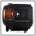 Spyder Auto 9042423 OEM Style Headlights; Halogen Models; Does Not Fit Factory HID Models; Black; - Truck Part Superstore