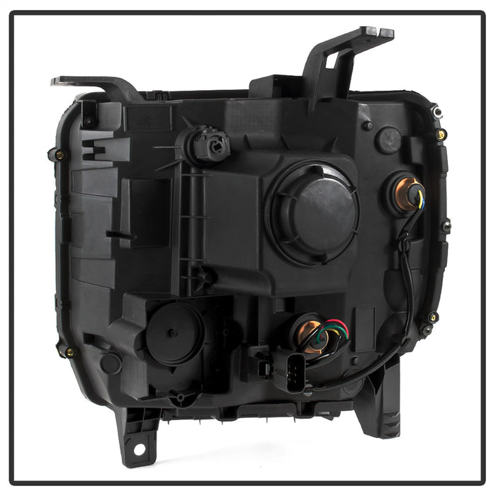 Spyder Auto 9042423 OEM Style Headlights; Halogen Models; Does Not Fit Factory HID Models; Black; - Truck Part Superstore