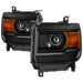 Spyder Auto 9042423 OEM Style Headlights; Halogen Models; Does Not Fit Factory HID Models; Black; - Truck Part Superstore