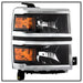 Spyder Auto 9042447 OEM Style Headlights; w/Chrome Trim; Black; - Truck Part Superstore