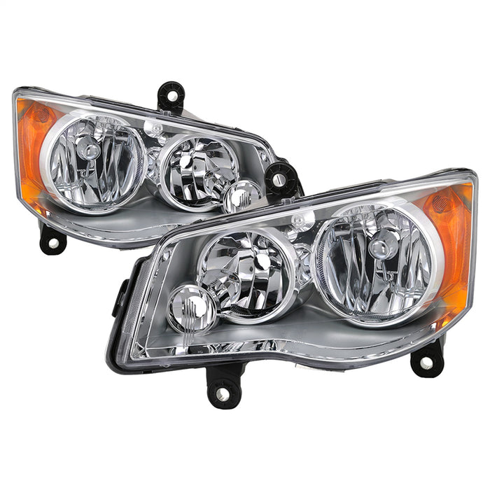 Spyder Auto 9042508 OEM Style Headlights; Chrome; - Truck Part Superstore