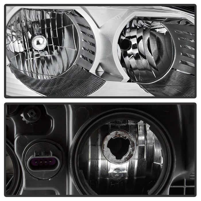 Spyder Auto 9042546 OEM Style Headlights; Chrome; - Truck Part Superstore