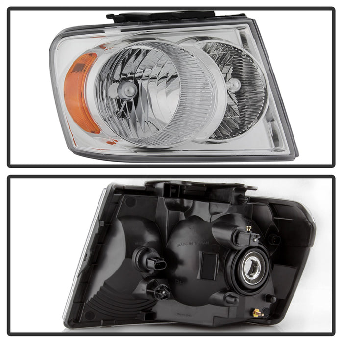 Spyder Auto 9042584 OEM Style Headlights; Chrome; - Truck Part Superstore
