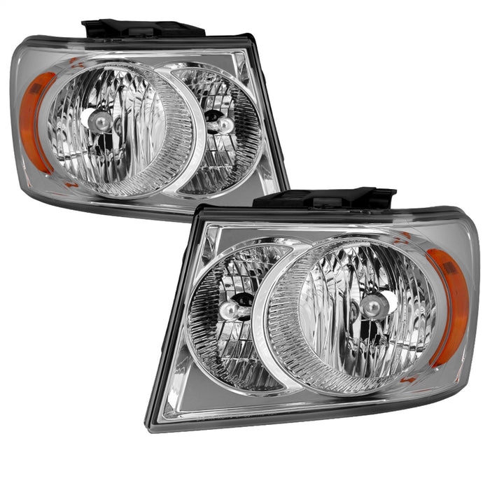 Spyder Auto 9042584 OEM Style Headlights; Chrome; - Truck Part Superstore
