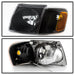 Spyder Auto 9042614 OEM Style Headlights; 4 pc.; w/Corner; Black; - Truck Part Superstore