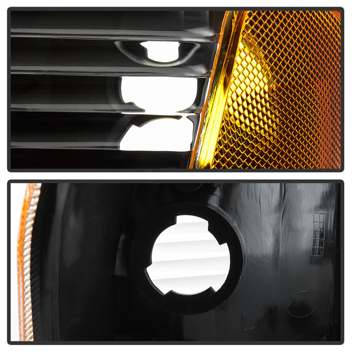 Spyder Auto 9042614 OEM Style Headlights; 4 pc.; w/Corner; Black; - Truck Part Superstore
