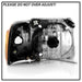Spyder Auto 9042614 OEM Style Headlights; 4 pc.; w/Corner; Black; - Truck Part Superstore