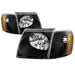 Spyder Auto 9042614 OEM Style Headlights; 4 pc.; w/Corner; Black; - Truck Part Superstore
