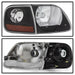 Spyder Auto 9042638 OEM Style Headlights; 4 pc.; w/Corner; Black; - Truck Part Superstore