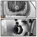Spyder Auto 9042645 OEM Style Headlights; 4 pc.; w/Corner; Chrome; - Truck Part Superstore
