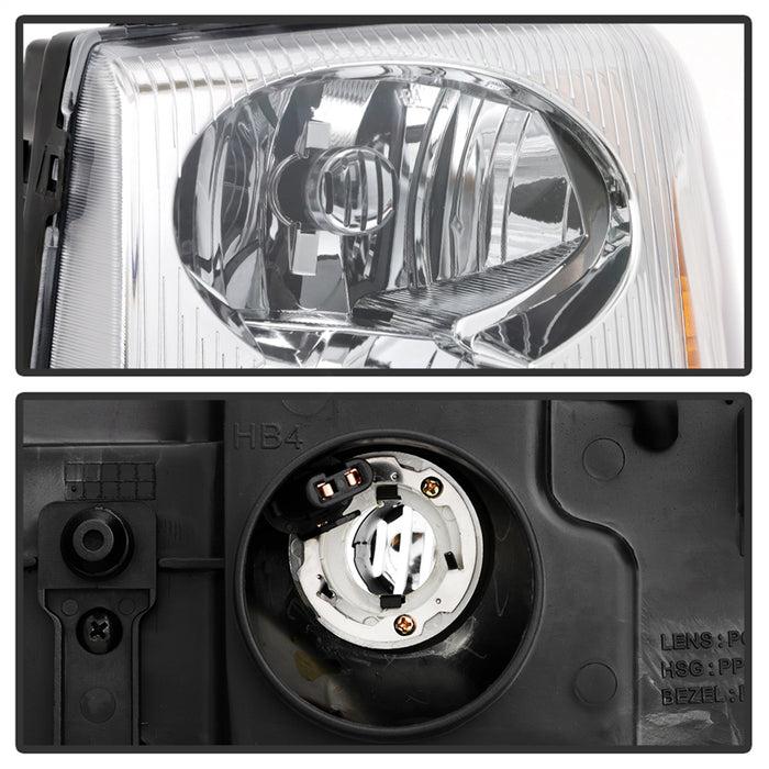 Spyder Auto 9042669 OEM Style Headlights; Chrome; - Truck Part Superstore
