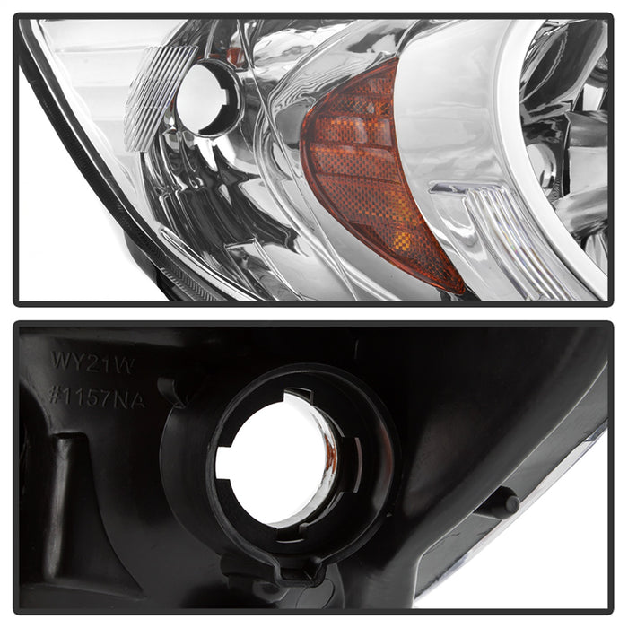 Spyder Auto 9042713 OEM Style Headlights; Chrome; - Truck Part Superstore