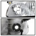 Spyder Auto 9042812 OEM Style Headlights; 4 pc.; w/Corner Lights; Chrome; - Truck Part Superstore