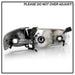 Spyder Auto 9042812 OEM Style Headlights; 4 pc.; w/Corner Lights; Chrome; - Truck Part Superstore