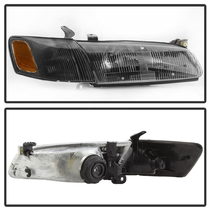 Spyder Auto 9042836 OEM Style Headlights; 4 pc.; w/Corner Lights; Black; - Truck Part Superstore