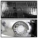 Spyder Auto 9042836 OEM Style Headlights; 4 pc.; w/Corner Lights; Black; - Truck Part Superstore