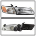Spyder Auto 9042843 OEM Style Headlights; 4 pc.; w/Corner Lights; Chrome; - Truck Part Superstore