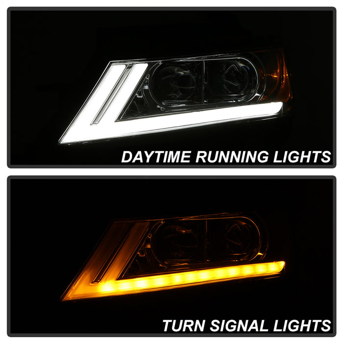Spyder Auto 9042898 DRL Light Bar Projector Headlights - Truck Part Superstore