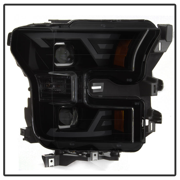 Spyder Auto 9042942 DRL LED Light Bar Projector Headlights; Black Smoke; - Truck Part Superstore