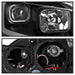 Spyder Auto 9042966 DRL LED Light Bar Projector Headlights; Black; Halogen Models Only; - Truck Part Superstore