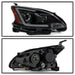 Spyder Auto 9042973 DRL LED Light Bar Projector Headlights; Black Smoke; Halogen Models Only; - Truck Part Superstore