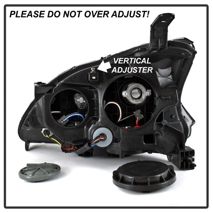 Spyder Auto 9042973 DRL LED Light Bar Projector Headlights; Black Smoke; Halogen Models Only; - Truck Part Superstore