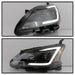 Spyder Auto 9042973 DRL LED Light Bar Projector Headlights; Black Smoke; Halogen Models Only; - Truck Part Superstore