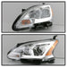 Spyder Auto 9042980 DRL LED Light Bar Projector Headlights; Chrome; Halogen Models Only; - Truck Part Superstore