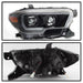 Spyder Auto 9042997 DRL Light Bar Projector Headlights; w/Sequential Turn Signal; Black; - Truck Part Superstore
