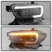 Spyder Auto 9042997 DRL Light Bar Projector Headlights; w/Sequential Turn Signal; Black; - Truck Part Superstore