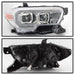 Spyder Auto 9043017 DRL Light Bar Projector Headlights; w/Sequential Turn Signal; Chrome; - Truck Part Superstore