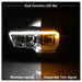 Spyder Auto 9043017 DRL Light Bar Projector Headlights; w/Sequential Turn Signal; Chrome; - Truck Part Superstore