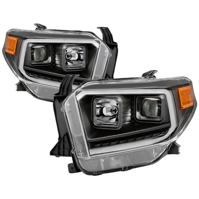 Spyder Auto 9043024 DRL LED Light Bar Projector Headlights; Black; - Truck Part Superstore