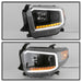Spyder Auto 9043024 DRL LED Light Bar Projector Headlights; Black; - Truck Part Superstore